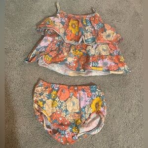 Toddler tank and bottoms set